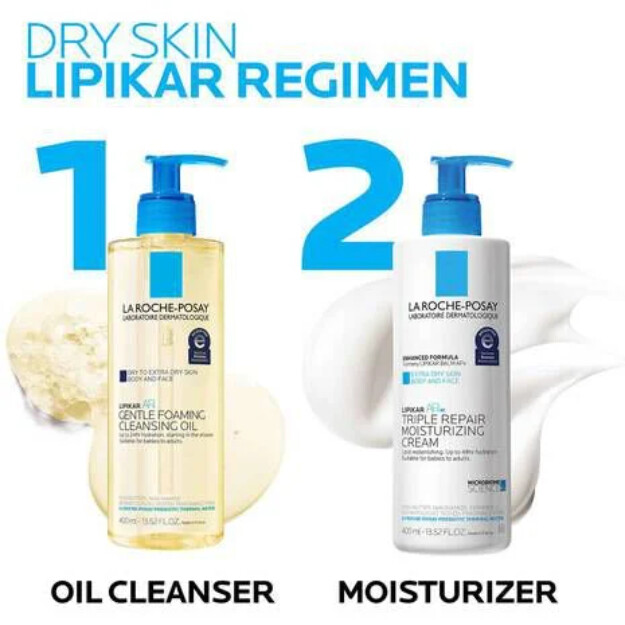 lipikar apm triple repair körpercreme für trockene haut feuchtigkeitscreme für trockene haut