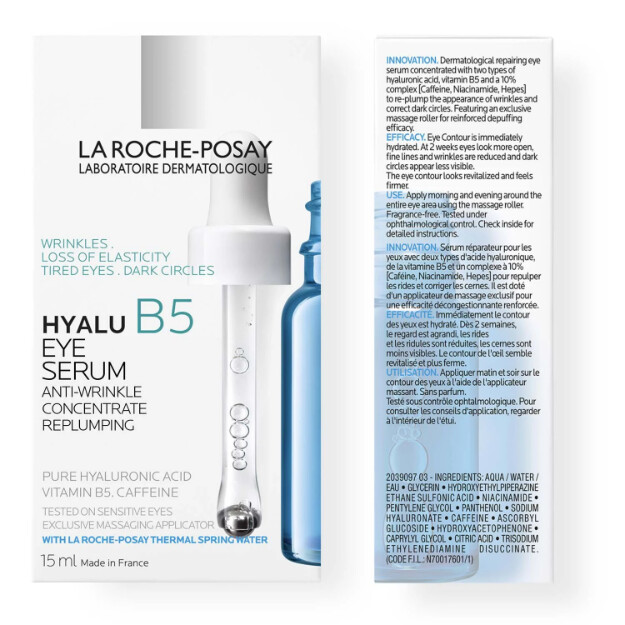 hyalu b5 augenserum mit hyaluronsäure 10 komplex anti-aging-augenserum mit hyaluronsäure. parfümfrei. für empfindliche augen geeignet.