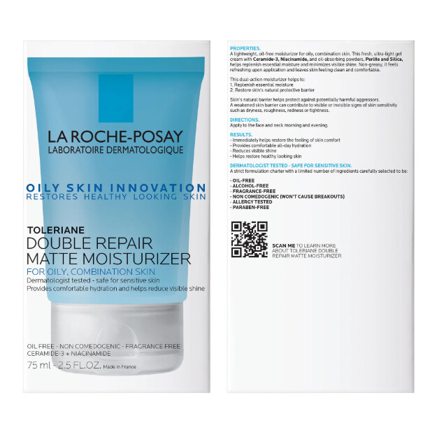 toleriane double repair matte gesichtscreme für fettige haut tägliche gesichtscreme für fettige haut