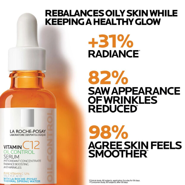 vitamin c12 Ölregulierendes serum für fettige haut dermatologisches anti-aging-serum mit 12 vitamin c für fettige haut
