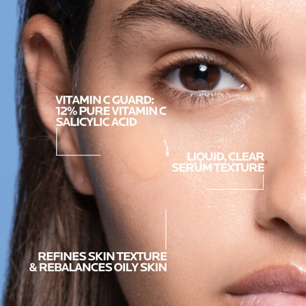 vitamin c12 Ölregulierendes serum für fettige haut dermatologisches anti-aging-serum mit 12 vitamin c für fettige haut