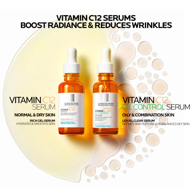 vitamin c12 Ölregulierendes serum für fettige haut dermatologisches anti-aging-serum mit 12 vitamin c für fettige haut