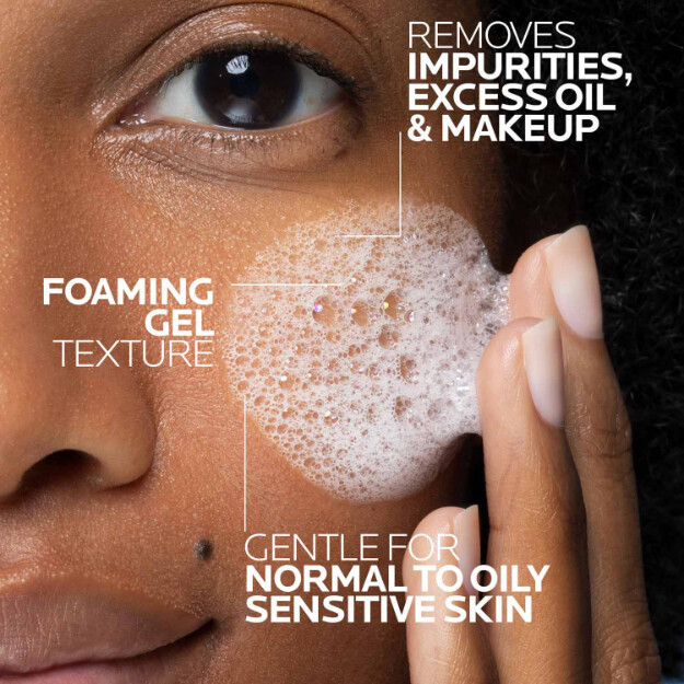 toleriane reinigender schaum-gesichtsreiniger klinisch getestet von dermatologen empfohlener gesichtsreiniger für normale bis fettige haut