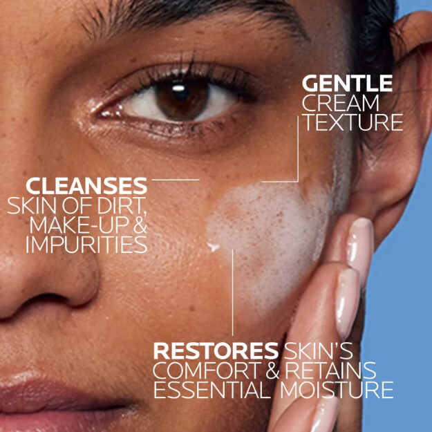 toleriane feuchtigkeitsspendender sanfter gesichtsreiniger klinisch getesteter von dermatologen empfohlener gesichtsreiniger für normale bis trockene haut